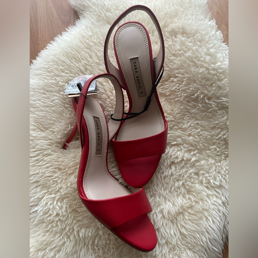 Zara - leather heels